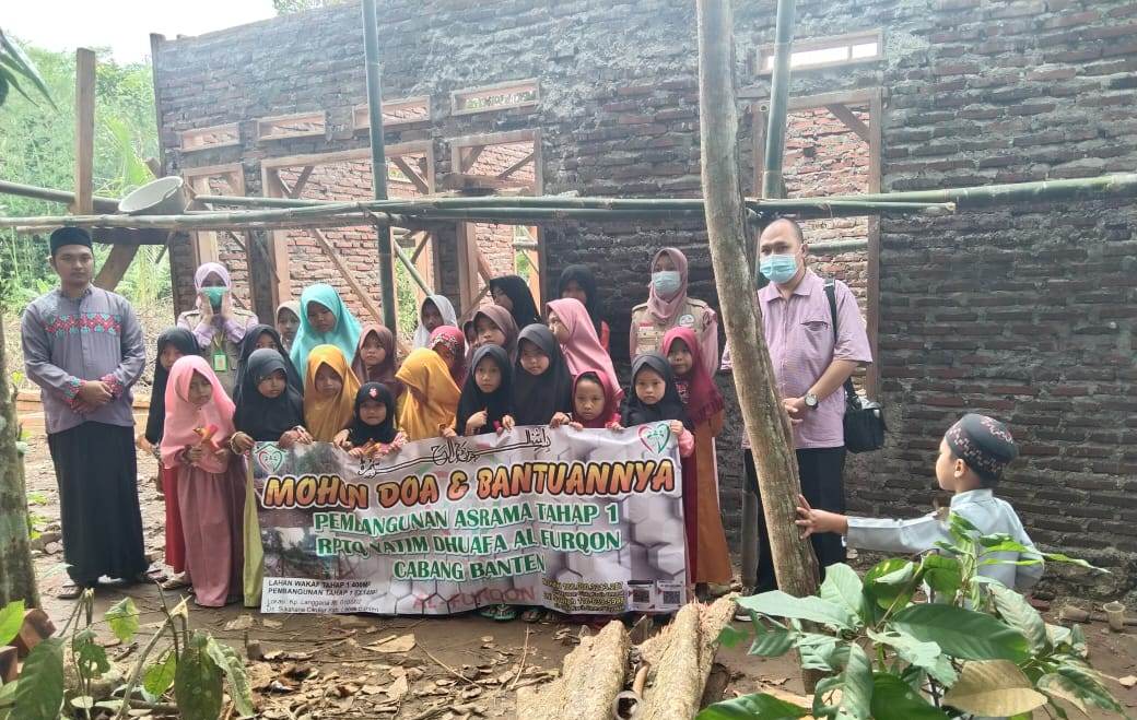 PERKEMBANGAN PEMBANGUNAN ASRAMA CABANG BANTEN TAHAP 1